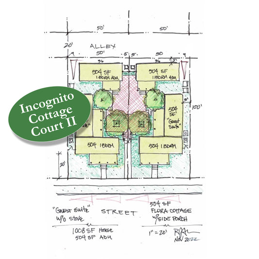 The Incognito Cottage Court - ADU Style