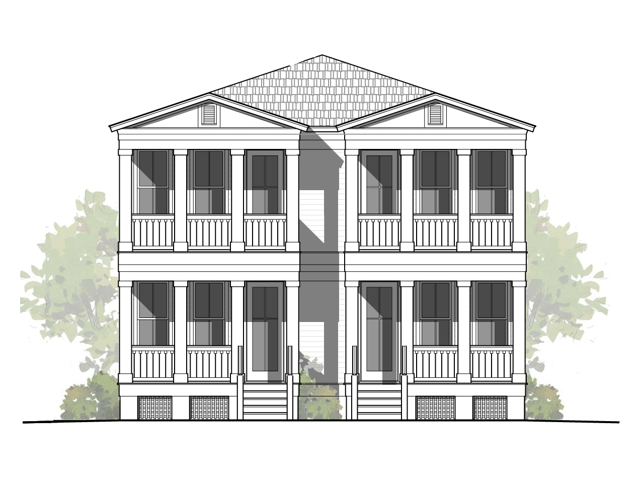 Faulkner Fourplex
