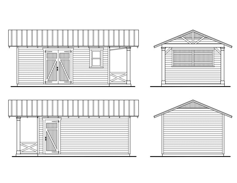 Snack Shack Pub Shed