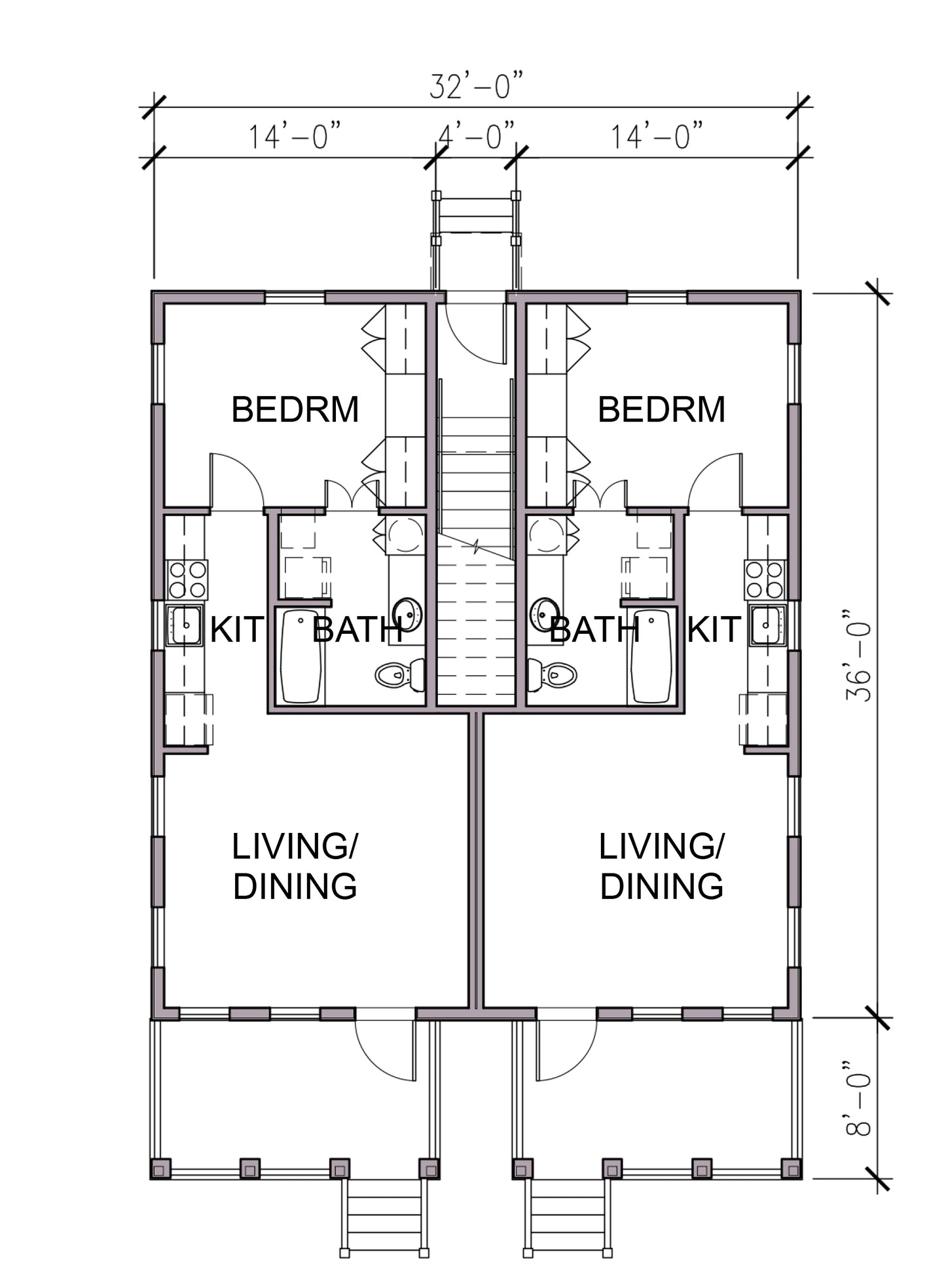 Faulkner Fourplex