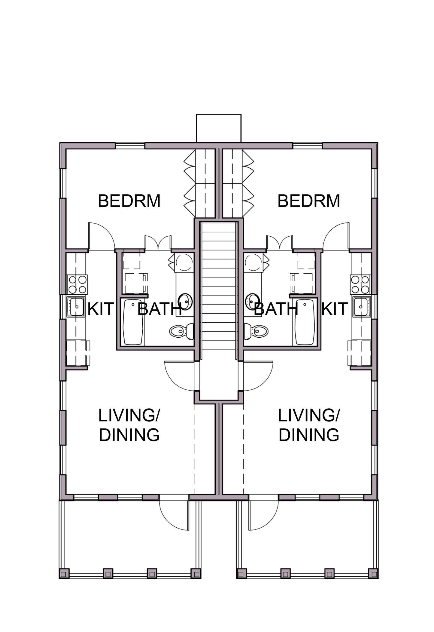 Faulkner Fourplex