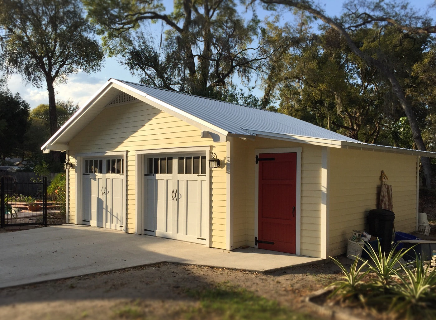 Two Car Garage With Workshop