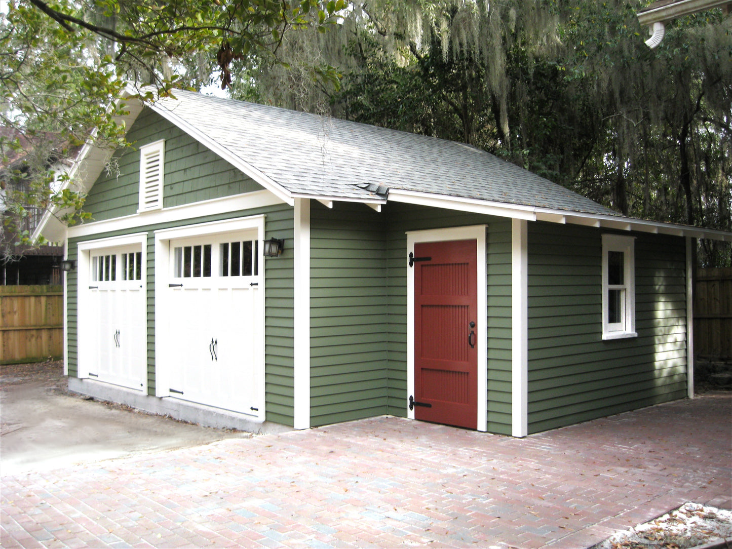 Two Car Garage With Workshop