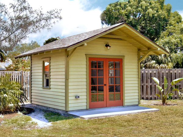 Sunny Studio Shed - Historic Shed - Liberty House Plans